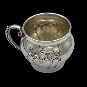 Very Rare Vintage Gorham Chantilly Sterling Silver Baby Cup.
